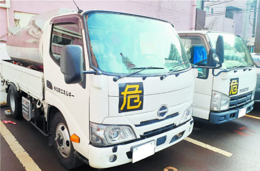 潤滑油・軽油・灯油・を配達致します